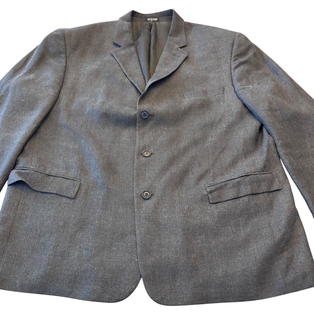 Gianfranco Ruffini | Mens 48 R |‎ Gray Wool Silk Blend Sport Coat Blazer | Italy